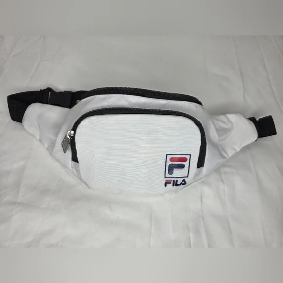 Fila White Beltbag with Black, Red And Blue Accents - Picture 3 of 8